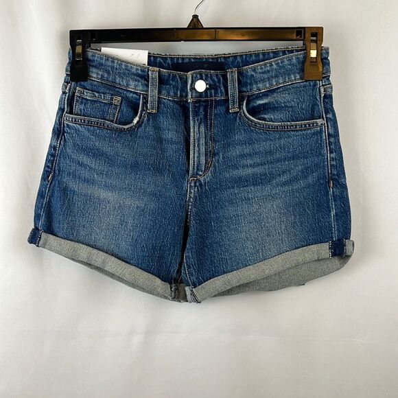 Joes Jeans Roll-Cuff Denim Shorts -Burden- Size 24- NWT - Picture 1 of 9